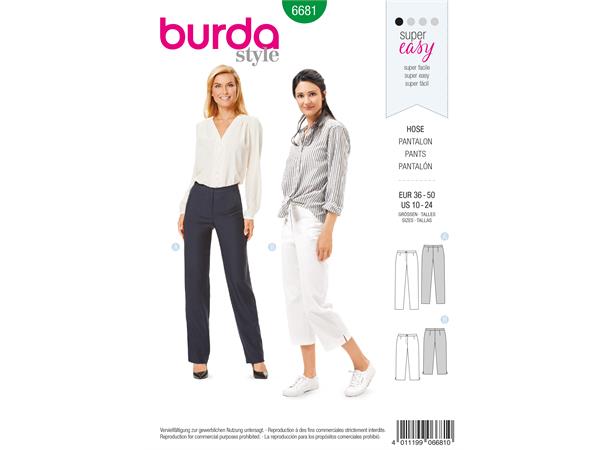 Burda 6681 - Bukse