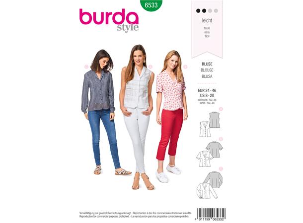 Burda 6533 - Bluse