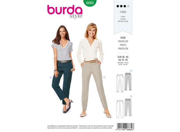 Burda 6689 - Bukser