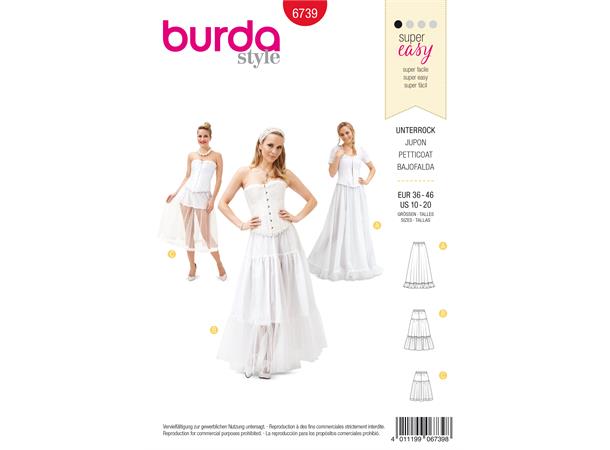 Burda 6739 - Underskjørt