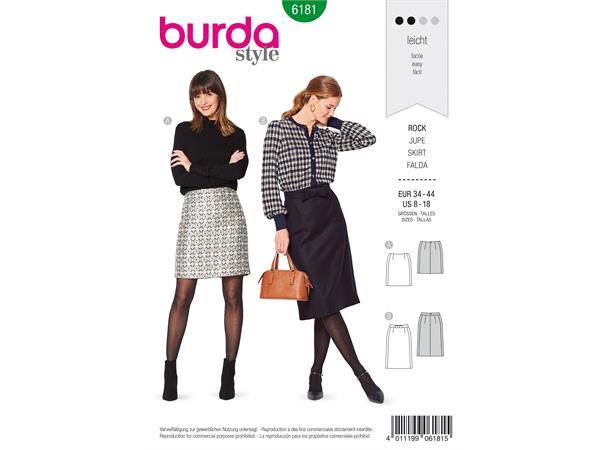 Burda 6181, Skjørt