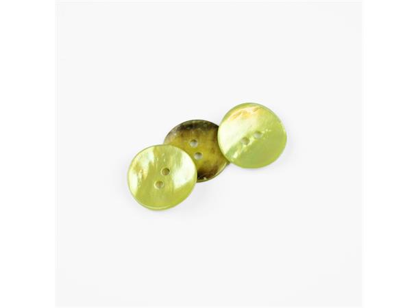 Perlemorsknapp Lime, 18mm