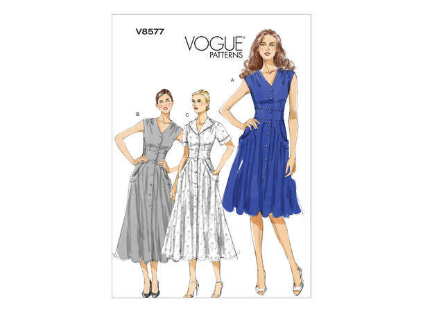 Vogue 8577 - Kjole.