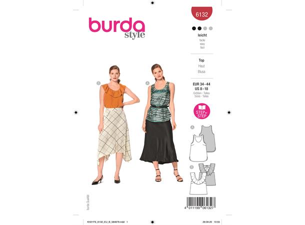 Burda 6132, Topp