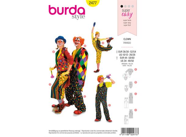 Burda 2477 - Klovnekostyme