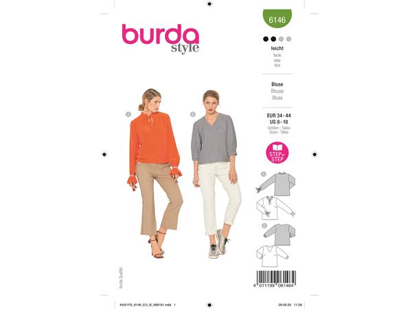 Burda 6146, Bluse