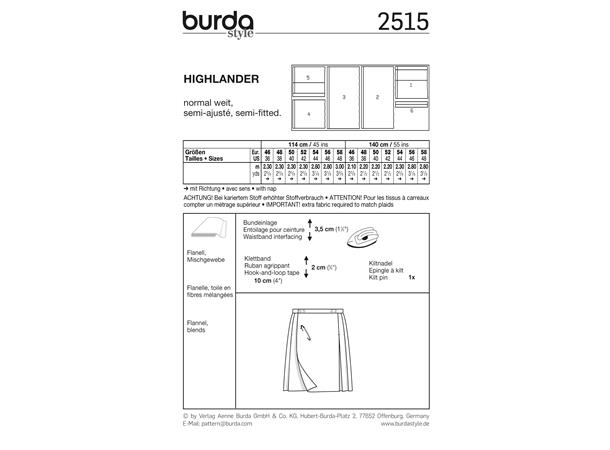 Burda 2515 - Highlander