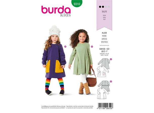 Burda 9310 - Kjole