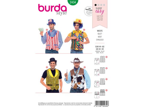 Burda 2434 - Kostymevest