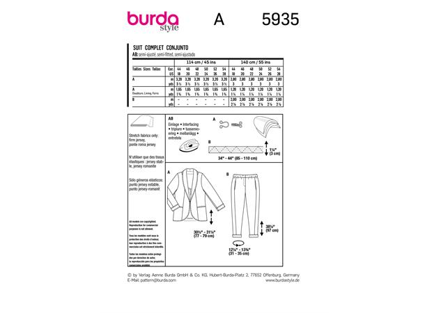 Burda 5935 - Dress