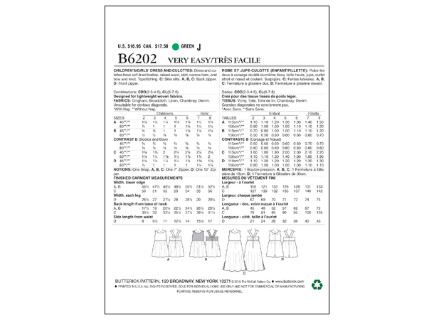 Butterick 6202- kjole