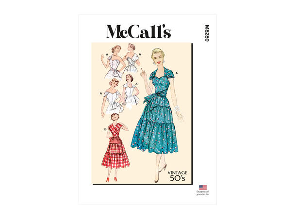 McCall's 8280 - Vintage kjole.