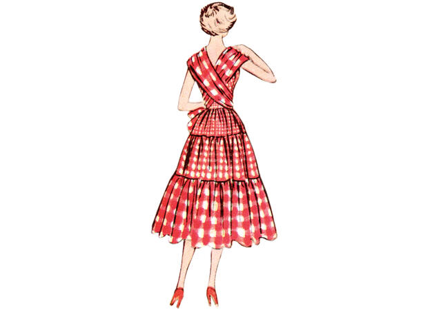 McCall's 8280 - Vintage kjole.