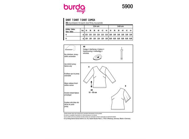 Burda 5900 - Topp