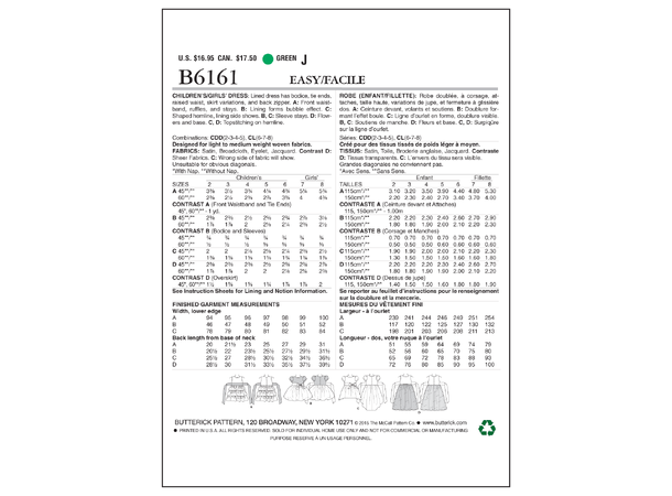 Butterick 6161- kjole