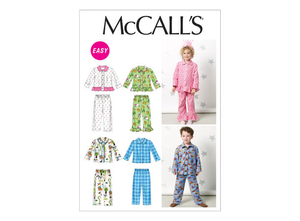 McCall's 6458 - Pysjamas til barn.