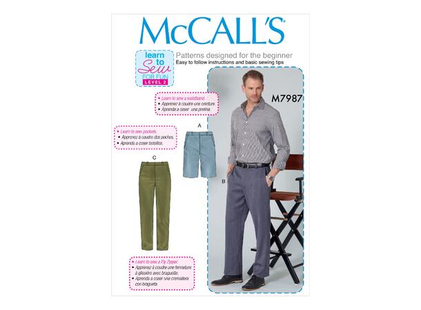 McCall's 7987 - Bukse og shorts.