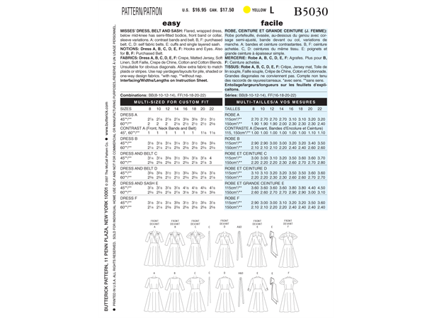 Butterick 5030, Kjole