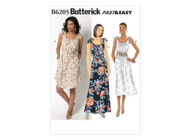 Butterick 6205- kjole