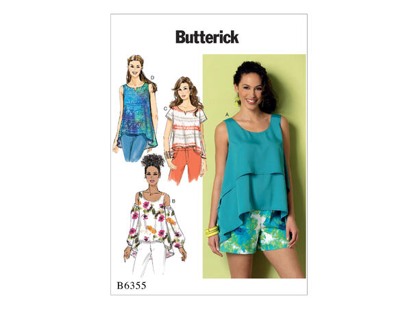 Butterick 6355, topp