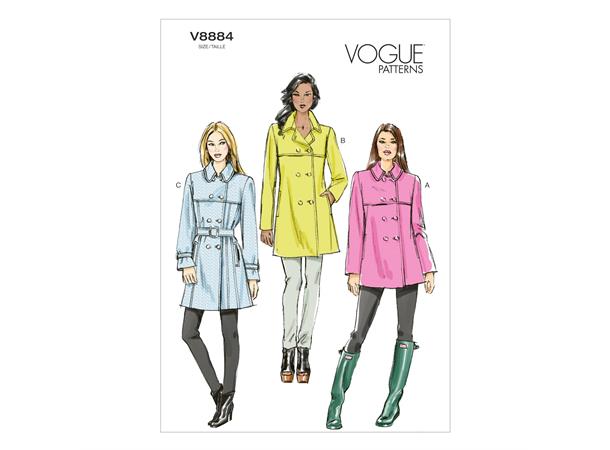 Vogue 8884  - Jakke A5 (6-8-10-12-14)