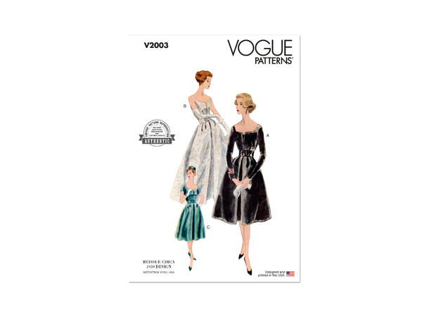 Vogue 2002 - Vintage Kjole