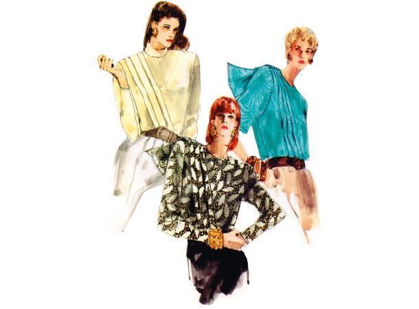 Vogue 1980- Vintage Bluse