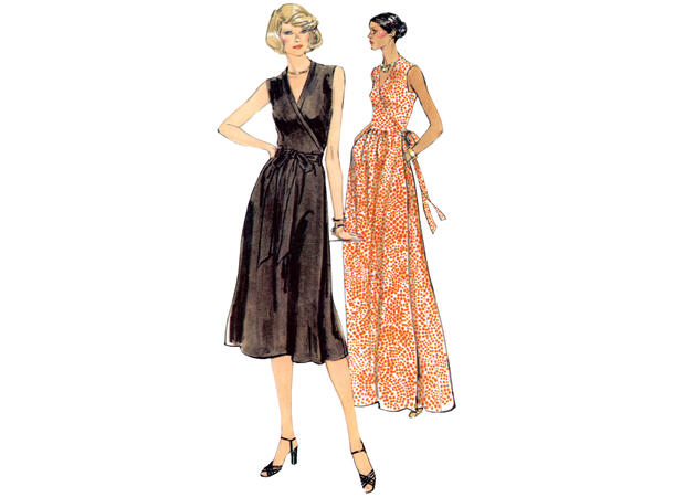 Vogue 2040 - Vintage kjole.