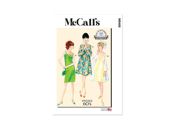 McCall's 8466 - Vintage Kjole.