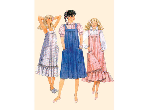 McCall's 8318 - Vintage kjole og bluse.