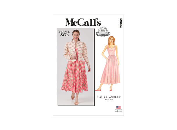 McCall's 8464 - Vintage Kjole og jakke.