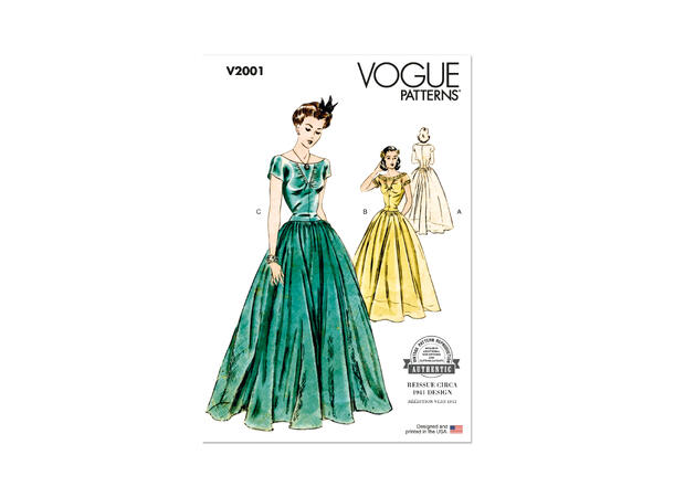 Vogue 2001 - Vintage Kjole