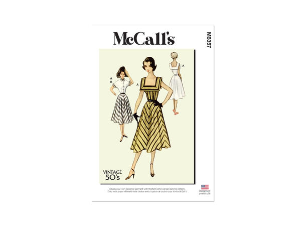 McCall's 8357 - Vintage kjole.