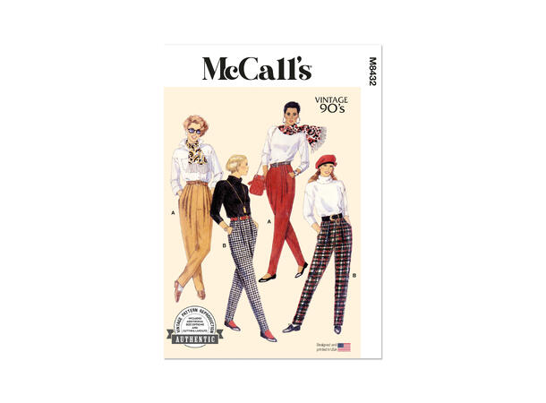 McCall's 8432 -Vintage bukser.