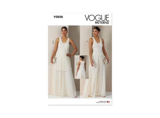 Vogue 2028 - Kjole og overkjole.