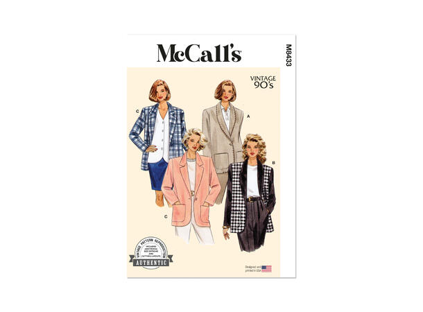 McCall's 8433 -Vintage jakke.