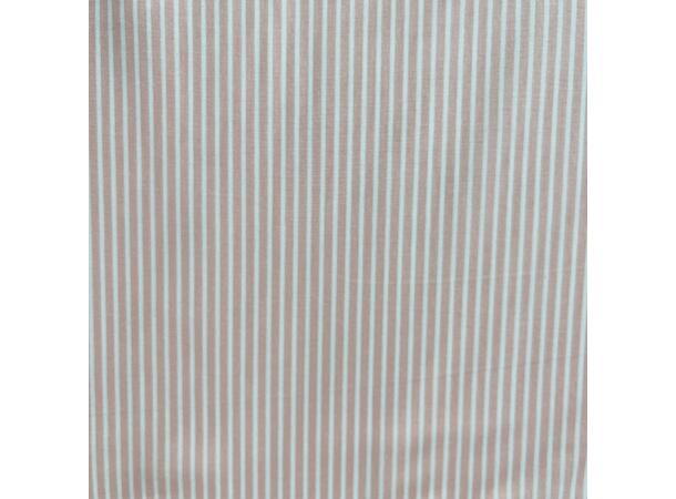 Poplin Gammel Rose, striper