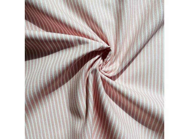 Poplin Gammel Rose, striper