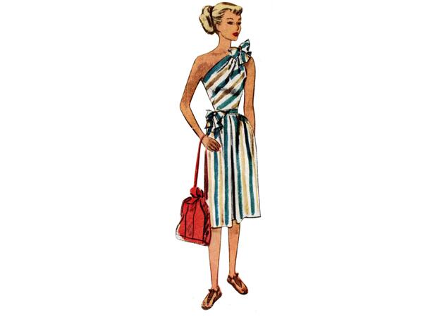 McCall's 8380 - Vintage kjole.